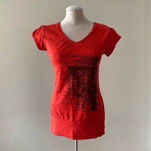 NEW red basic tunic